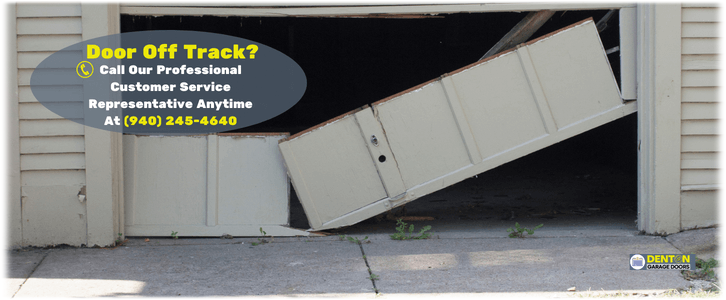 Garage Door Off Track Denton TX (940) 245-4640